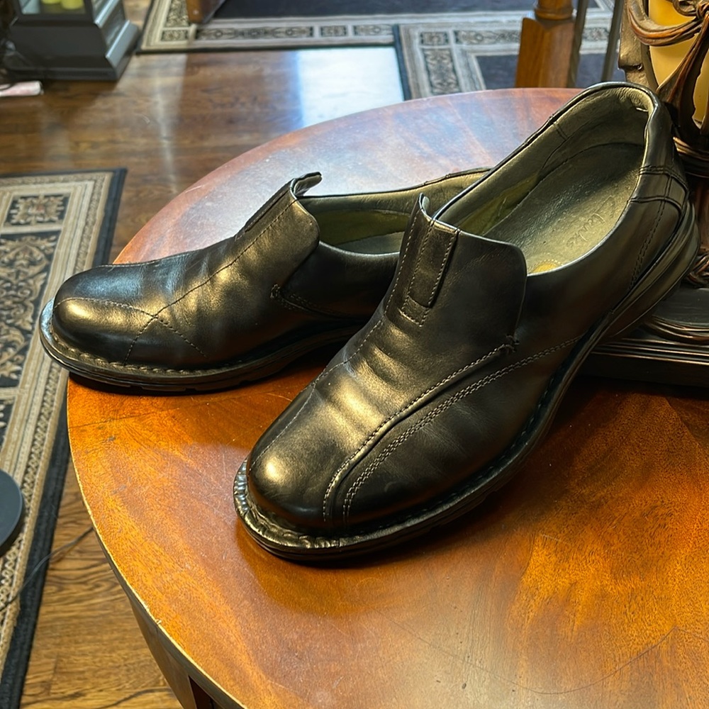 Clark’s Men Loafers 👞 size  10 1/2  M Black - Picture 3 of 10